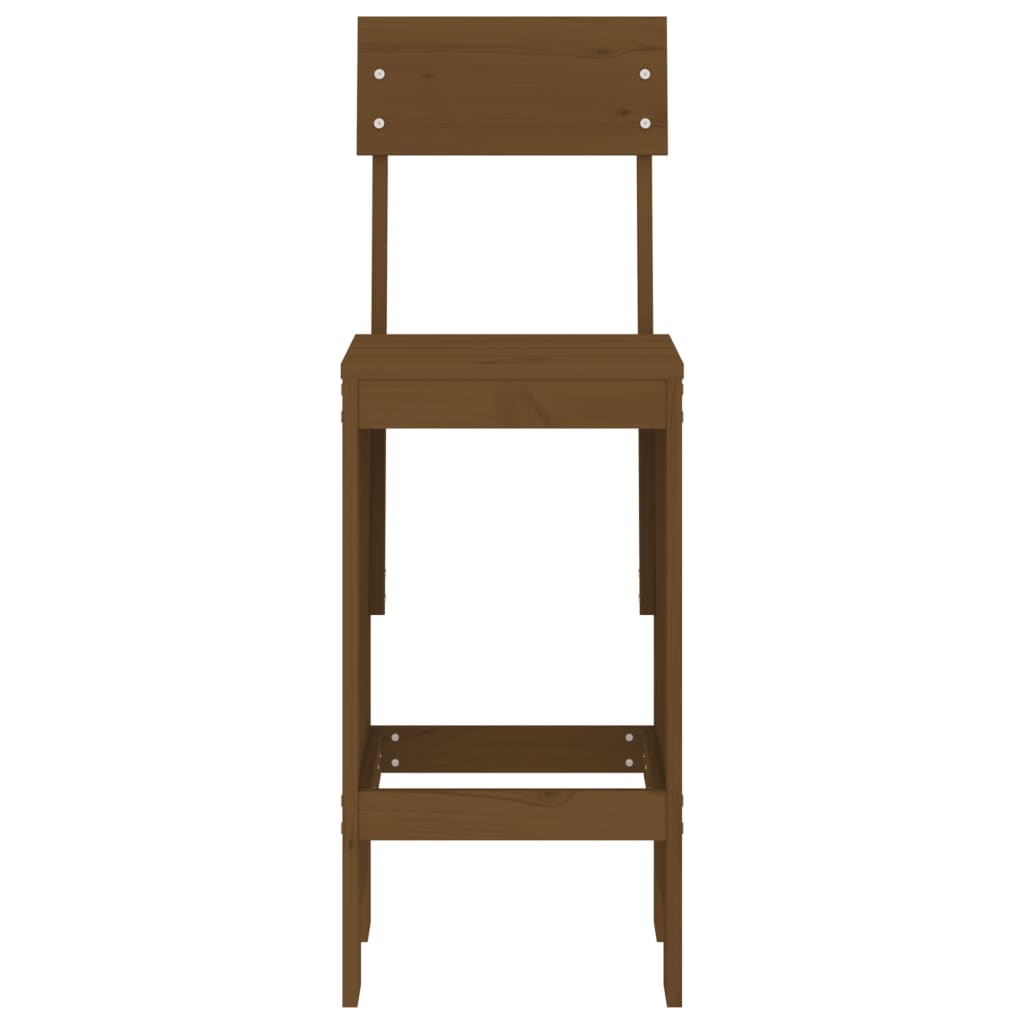 Barkrakker 2 stk honningbrun 40x48,5x115,5 cm heltre furu