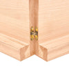 Vegghylle 220x60x(2-6) cm ubehandlet heltre eik