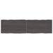 Bordplate mørkebrun 180x50x(2-6)cm behandlet heltre naturlig