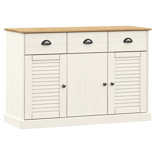 Skjenk med skuffer VIGO 113x40x75 cm heltre furu