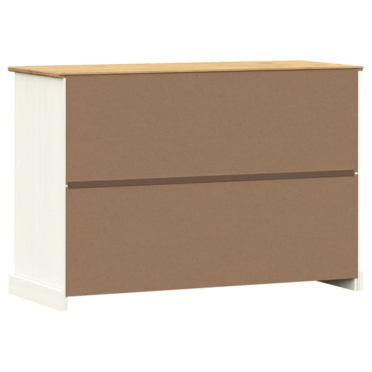 Skjenk med skuffer VIGO 113x40x75 cm heltre furu
