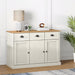 Skjenk med skuffer VIGO 113x40x75 cm heltre furu
