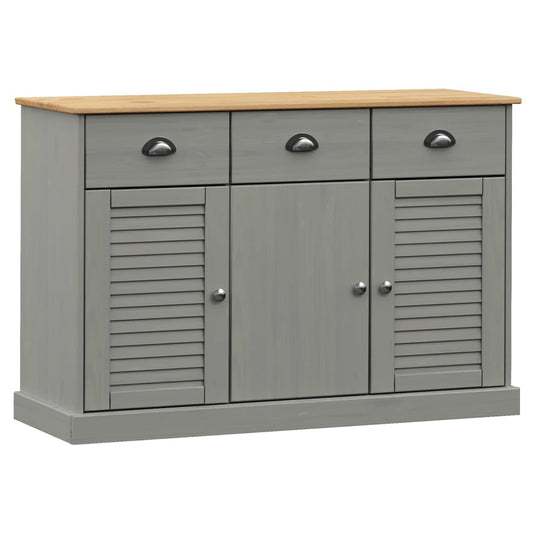 Skjenk med skuffer VIGO 113x40x75 cm heltre furu