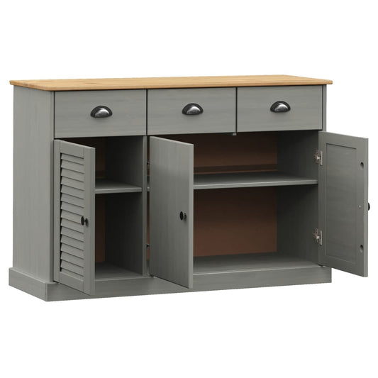 Skjenk med skuffer VIGO 113x40x75 cm heltre furu