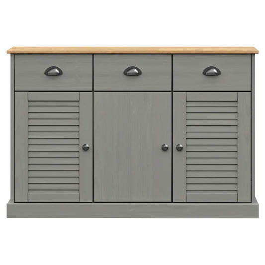 Skjenk med skuffer VIGO 113x40x75 cm heltre furu
