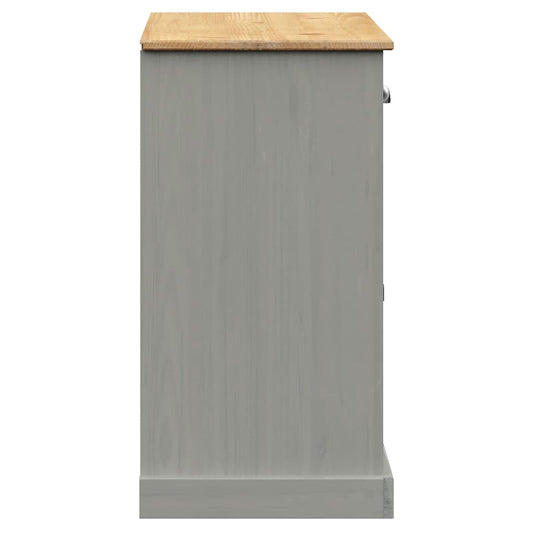 Skjenk med skuffer VIGO 113x40x75 cm heltre furu