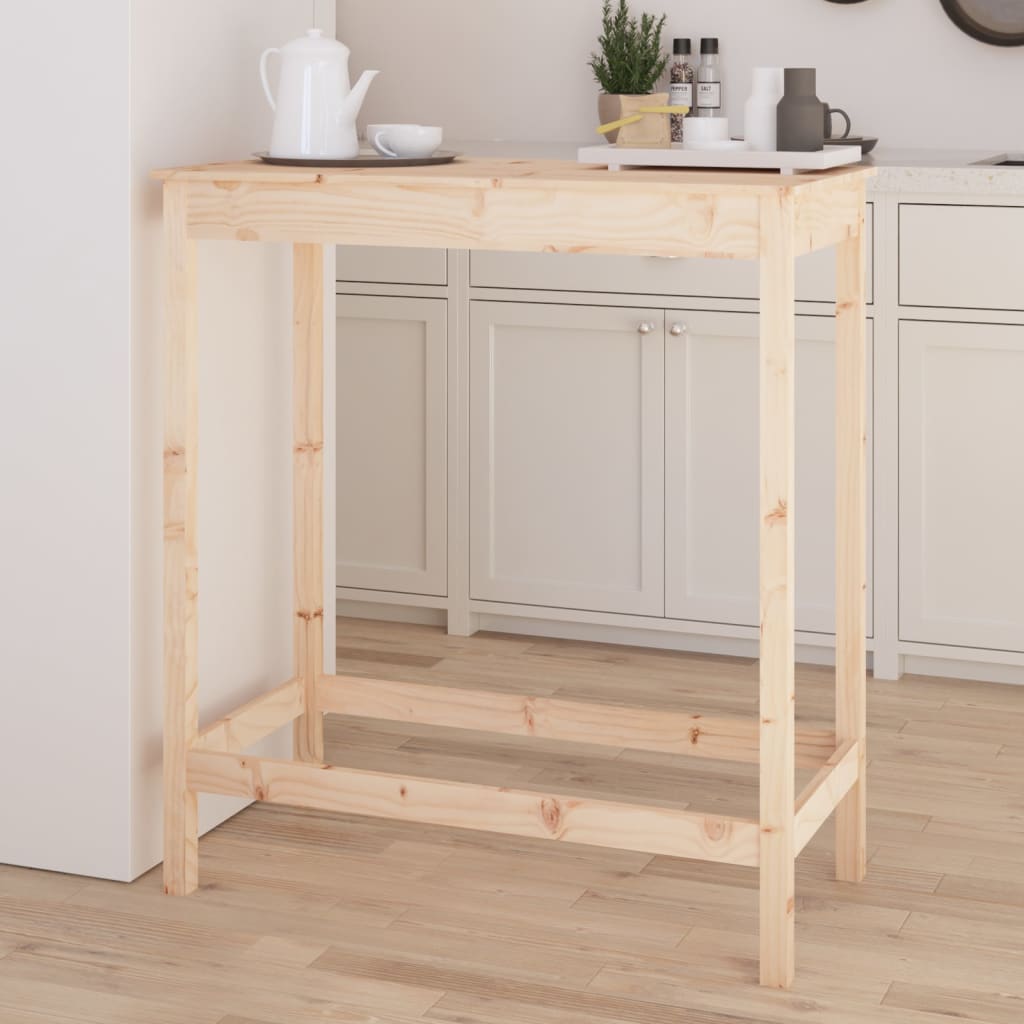 Barbord 100x50x110 cm heltre furu