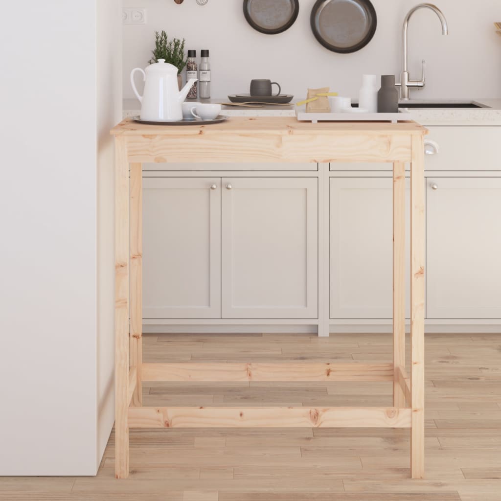 Barbord 100x50x110 cm heltre furu