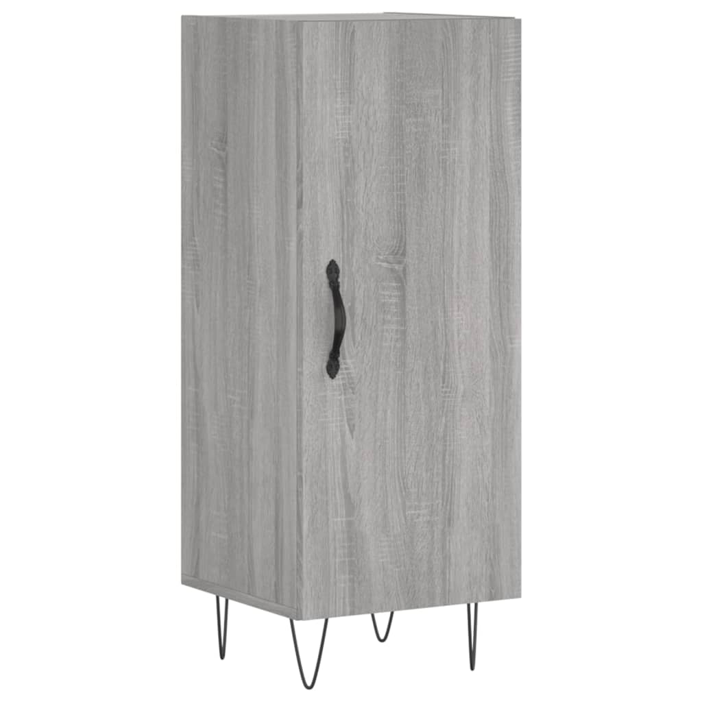 Skjenk grå sonoma 34,5x34x90 cm konstruert tre