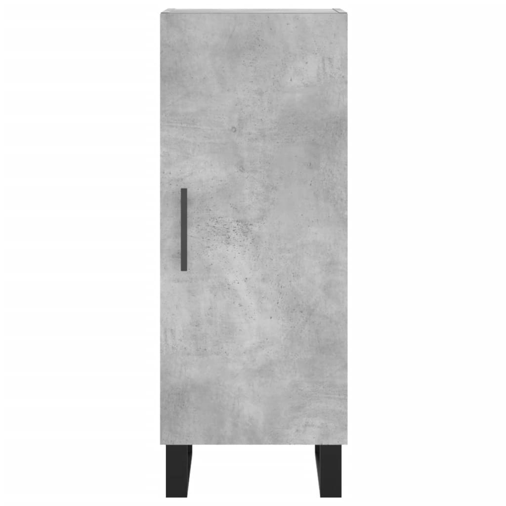 Skjenk betonggrå 34,5x34x90 cm konstruert tre