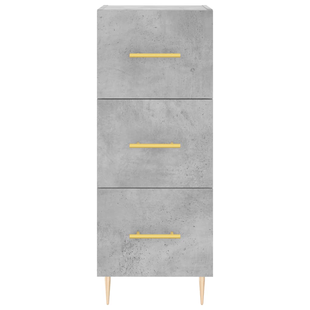 Skjenk betonggrå 34,5x34x90 cm konstruert tre