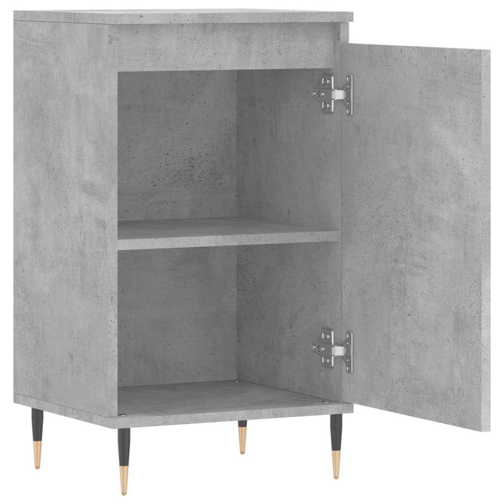 Skjenker 2 stk betonggrå 40x35x70 cm konstruert tre