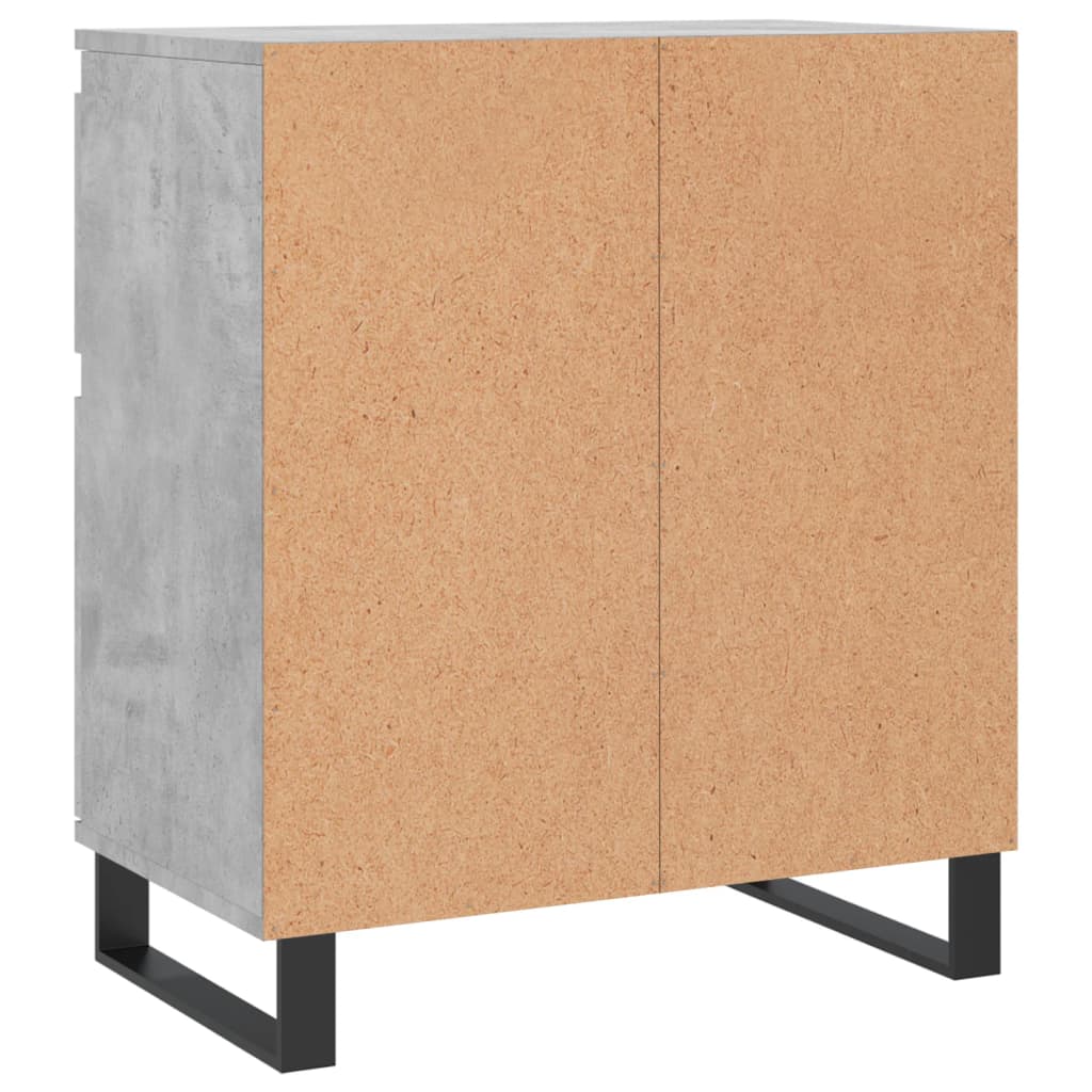 Skjenk betonggrå 60x35x70 cm konstruert tre