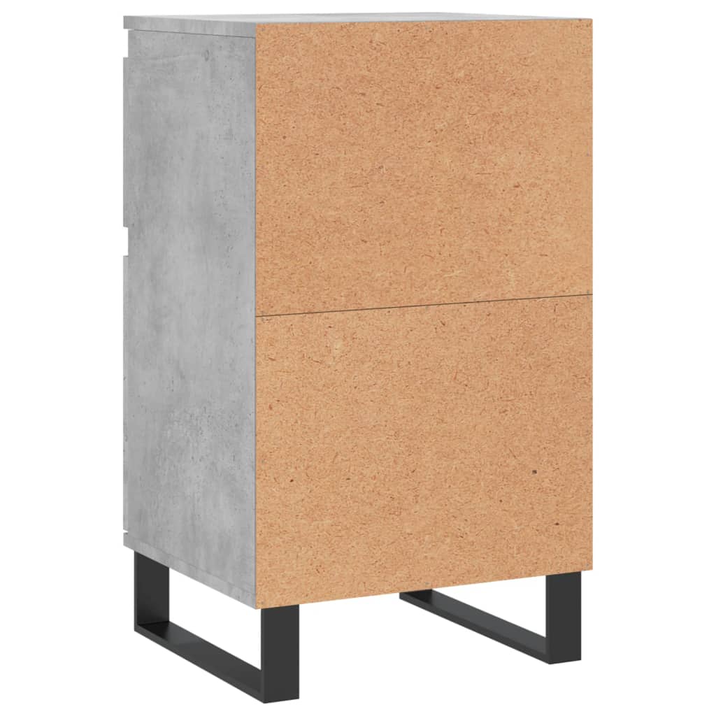 Skjenker 2 stk betonggrå 40x35x70 cm konstruert tre