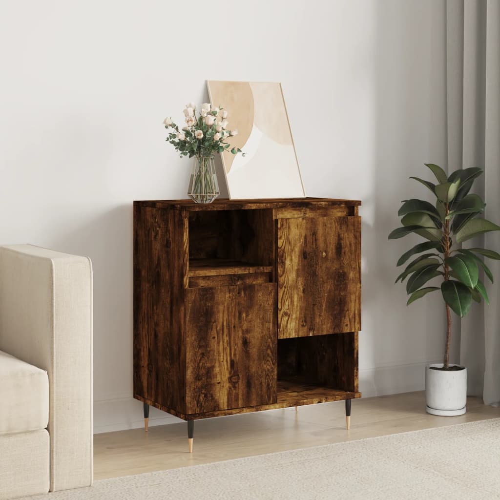 Skjenk røkt eik 60x35x70 cm konstruert tre