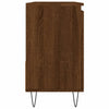 Baderomsskap brun eik 65x33x60 cm konstruert tre