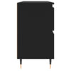 Baderomsskap svart 80x33x60 cm konstruert tre