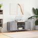 Hifi-benk grå sonoma 121x38x48 cm konstruert tre