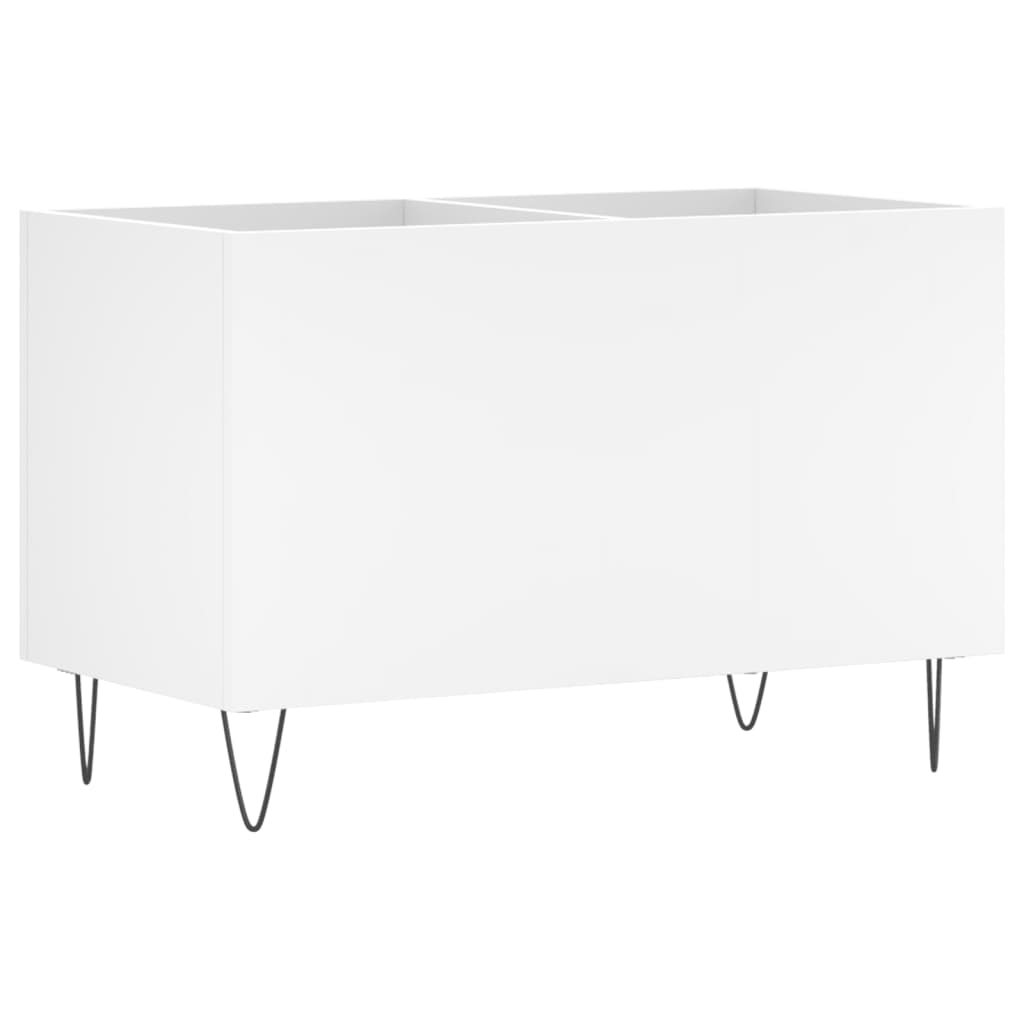 Hifi-benk hvit 74,5x38x48 cm konstruert tre