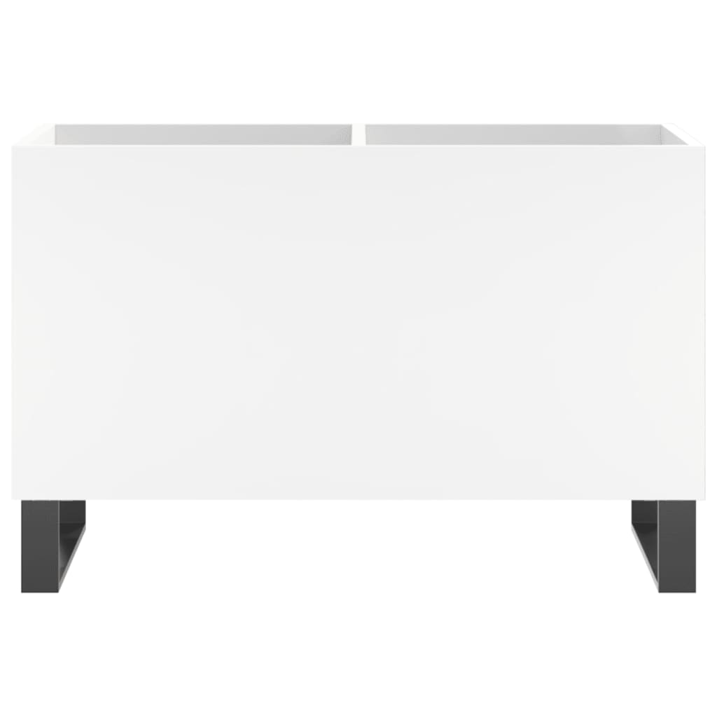 Hifi-benk hvit 74,5x38x48 cm konstruert tre
