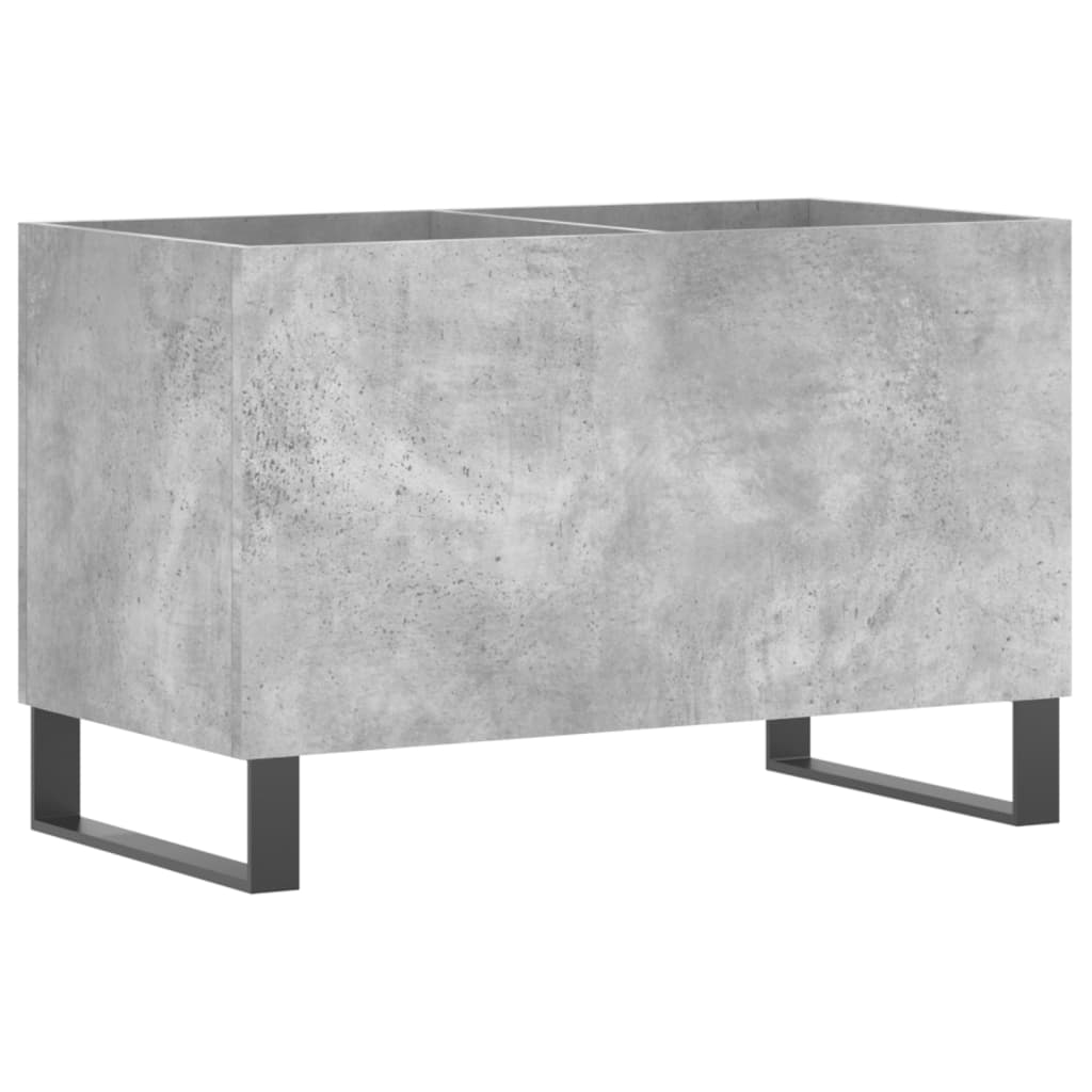 Hifi-benk betonggrå 74,5x38x48 cm konstruert tre