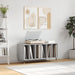 Hifi-benk grå sonoma 100x38x48 cm konstruert tre