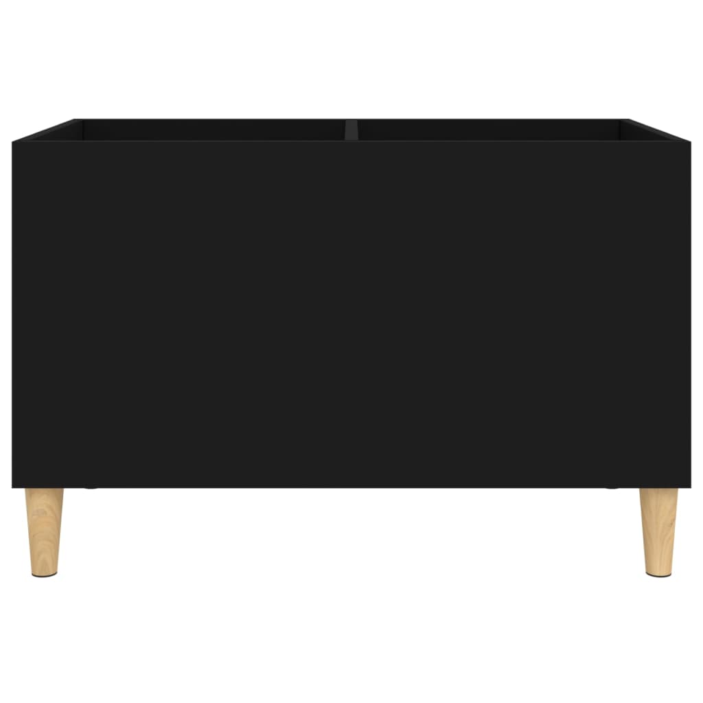 Hifi-benk svart 74,5x38x48 cm konstruert tre