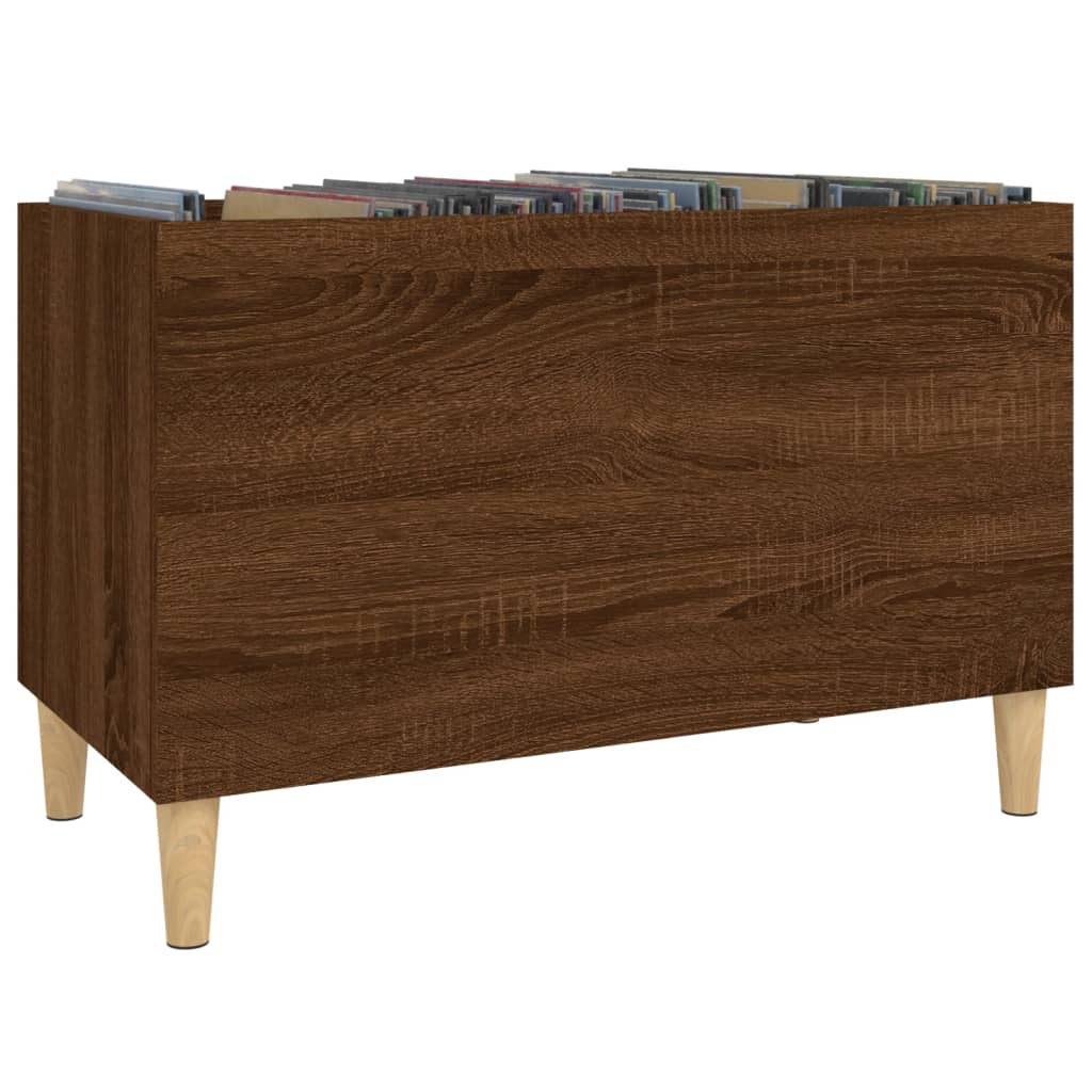 Hifi-benk brun eik 74,5x38x48 cm konstruert tre