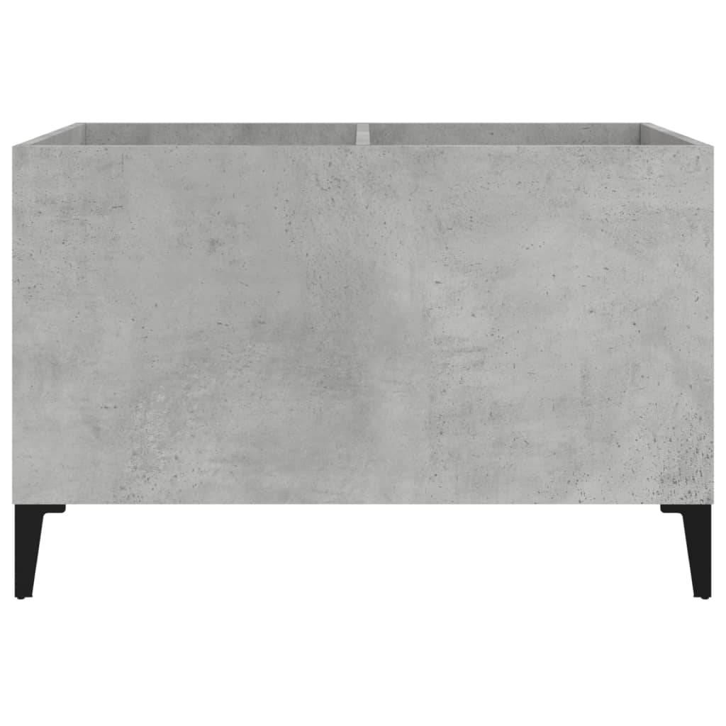 Hifi-benk betonggrå 74,5x38x48 cm konstruert tre