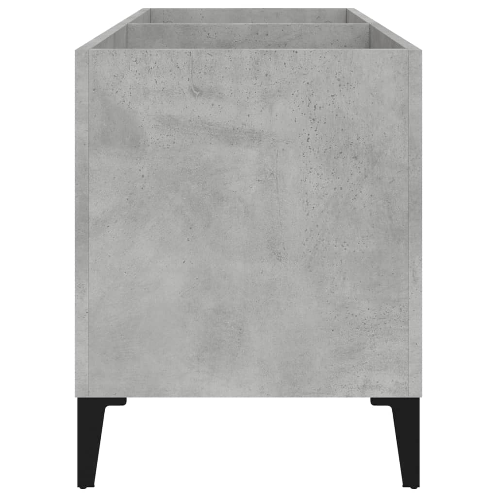 Hifi-benk betonggrå 74,5x38x48 cm konstruert tre
