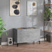 Hifi-benk betonggrå 74,5x38x48 cm konstruert tre