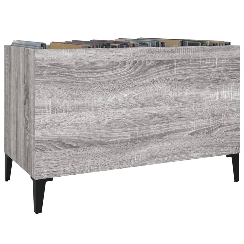 Hifi-benk grå sonoma 74,5x38x48 cm konstruert tre