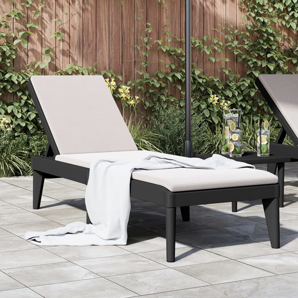 Solseng antrasitt 186x60x29 cm PP
