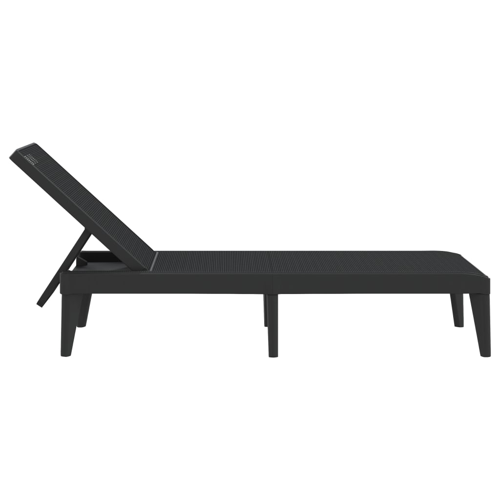 Solseng antrasitt 186x60x29 cm PP