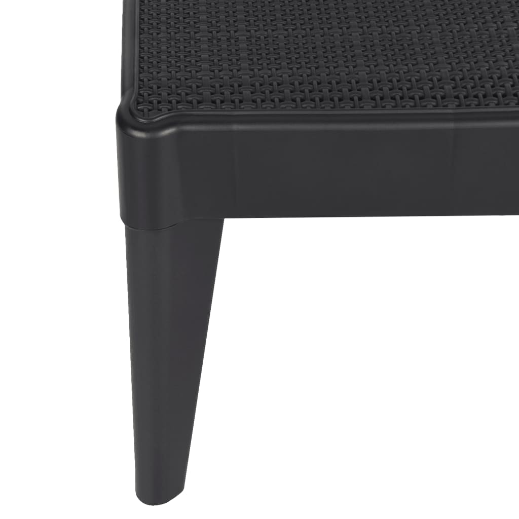 Solseng antrasitt 186x60x29 cm PP