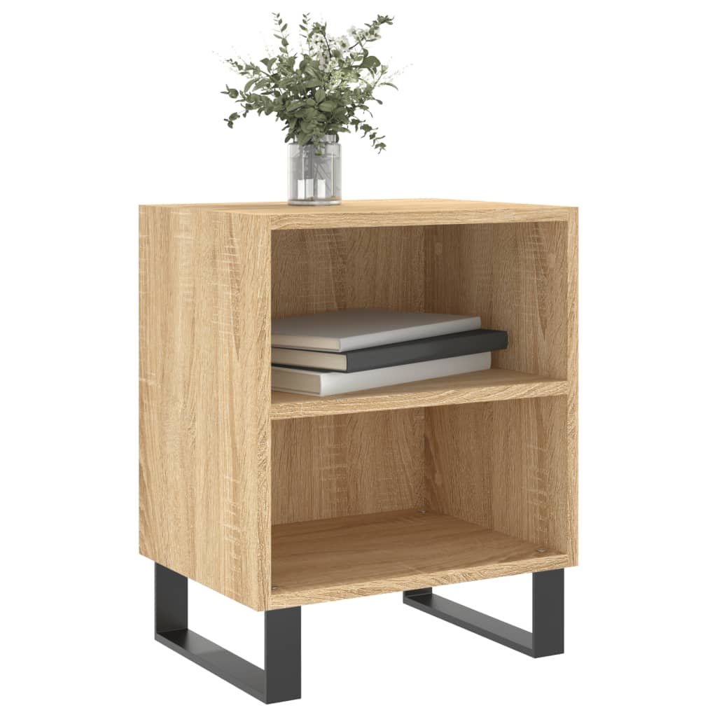 Nattbord 2 stk sonoma eik 40x30x50 cm konstruert tre