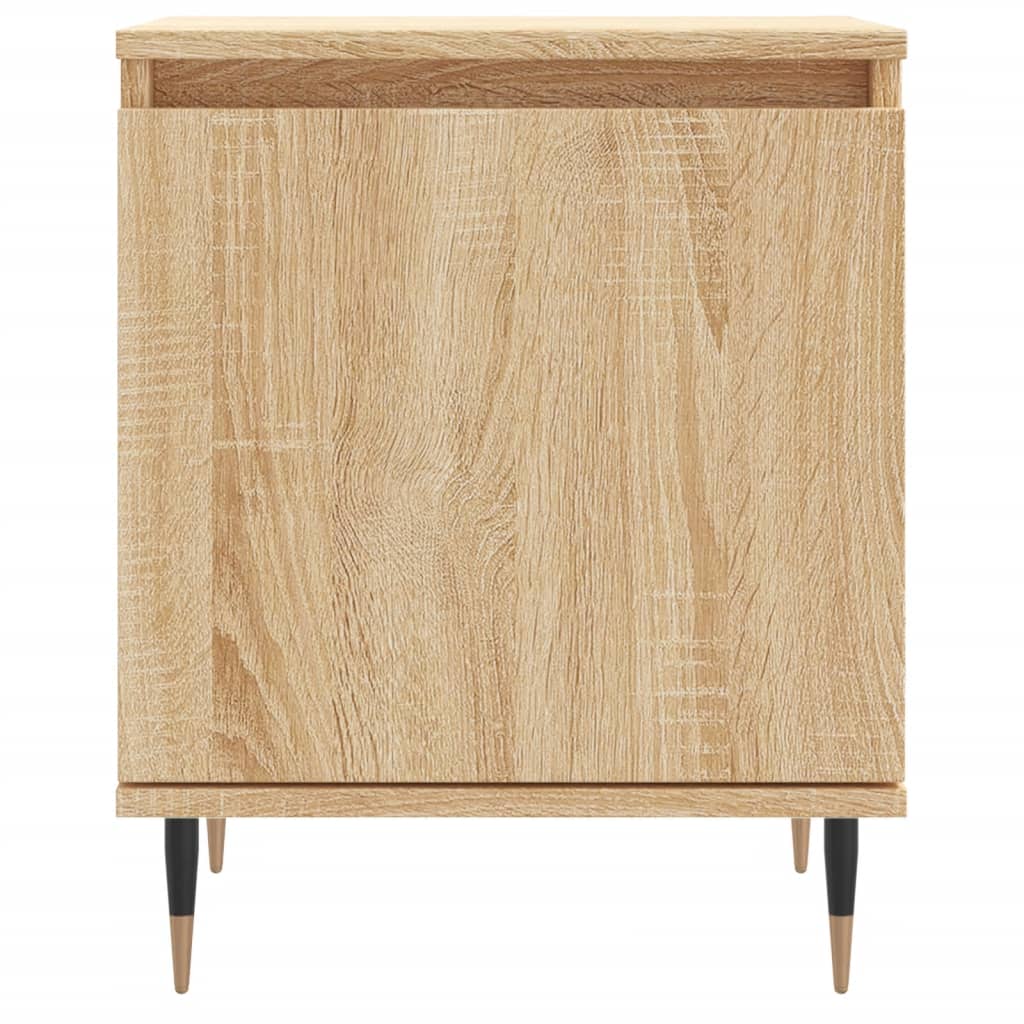 Nattbord 2 stk sonoma eik 40x30x50 cm konstruert tre