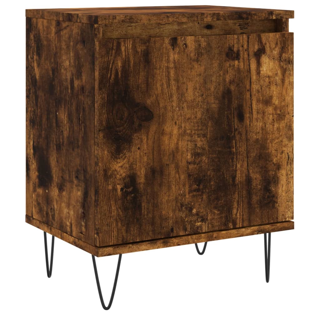 Nattbord røkt eik 40x30x50 cm konstruert tre