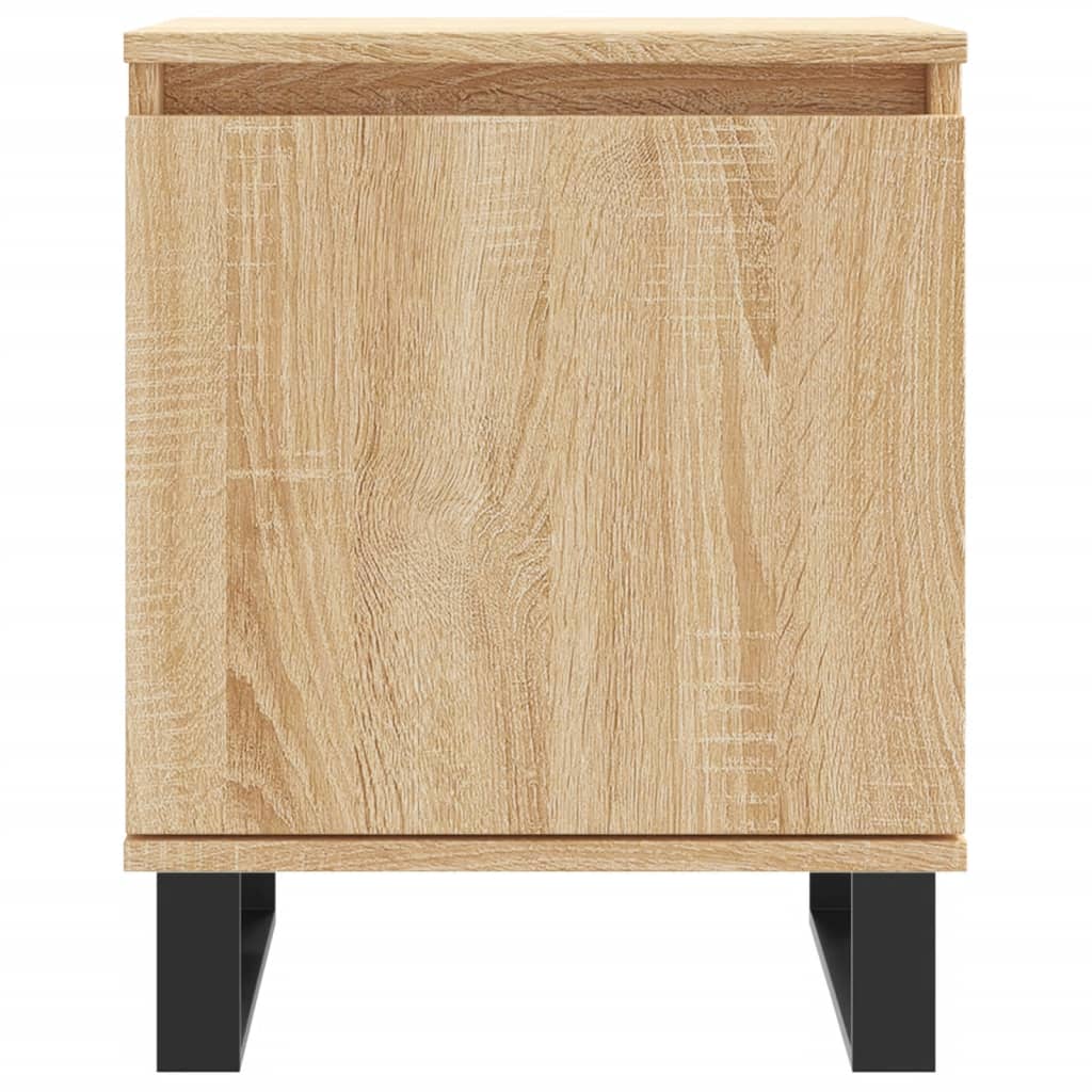Nattbord 2 stk sonoma eik 40x30x50 cm konstruert tre