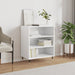 Skjenk hvit 57x35x70 cm konstruert tre