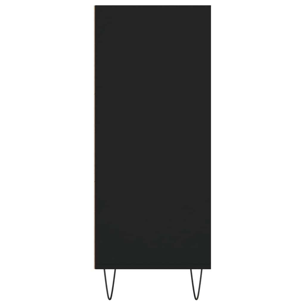 Highboard svart 57x35x90 cm konstruert tre