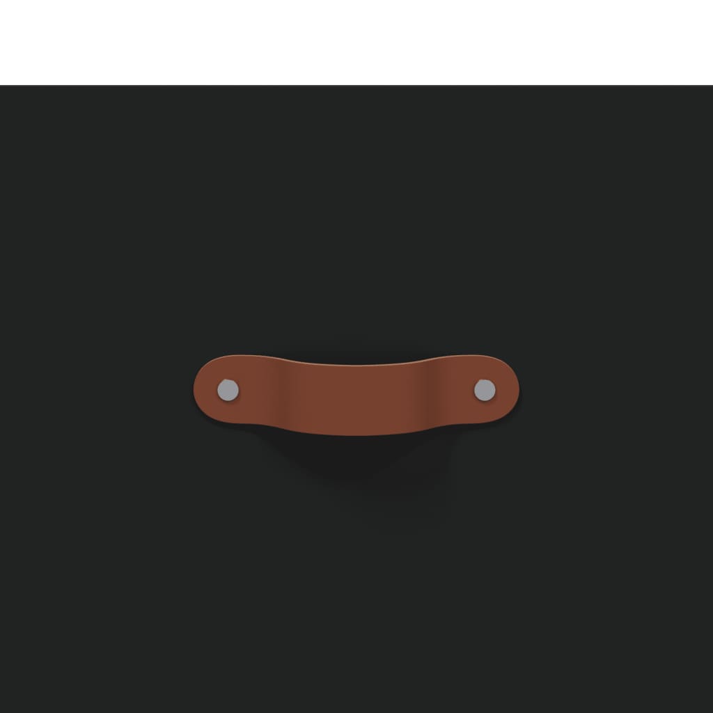 Nattbord 2 stk svart 40x35x47,5 cm konstruert tre