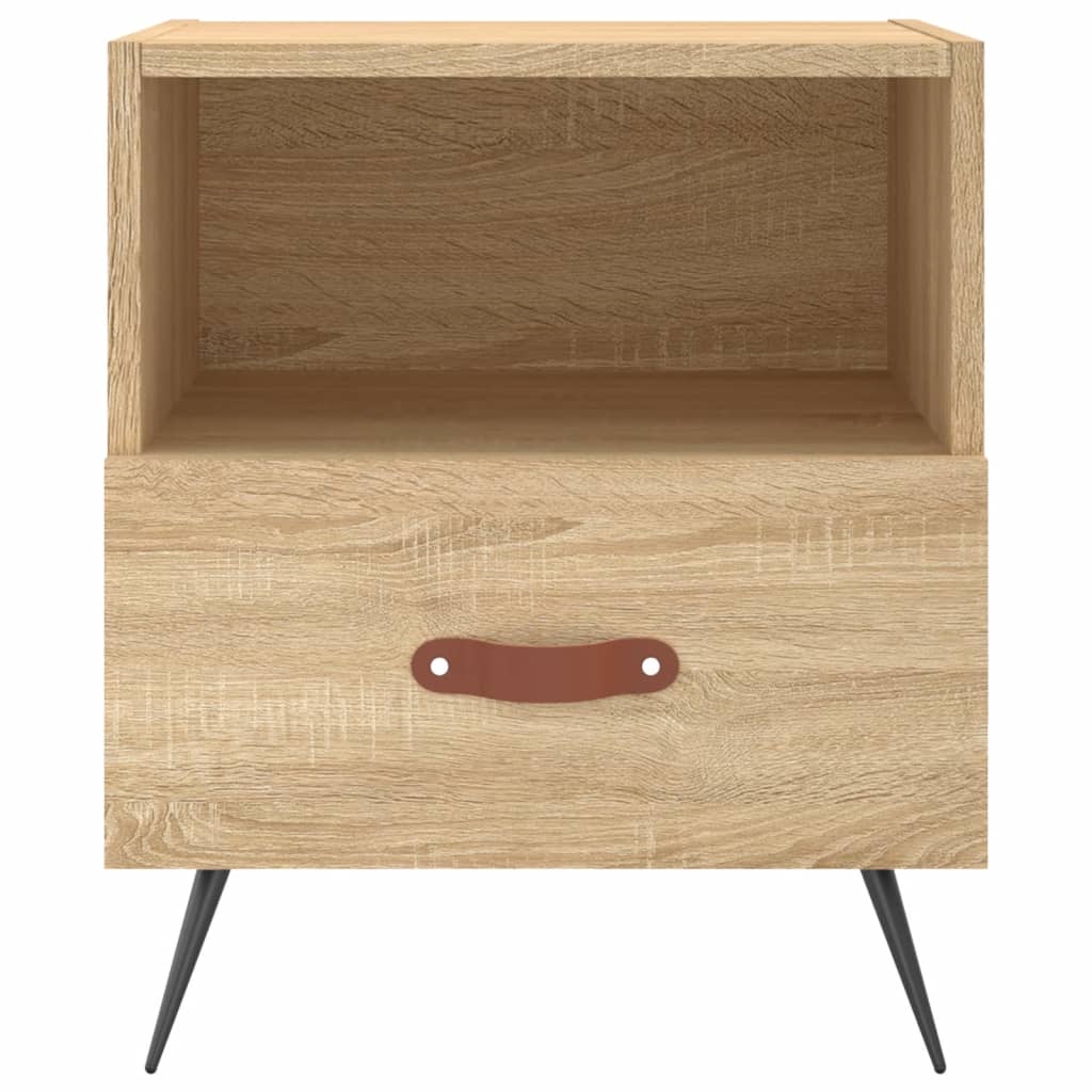 Nattbord 2 stk sonoma eik 40x35x47,5 cm konstruert tre