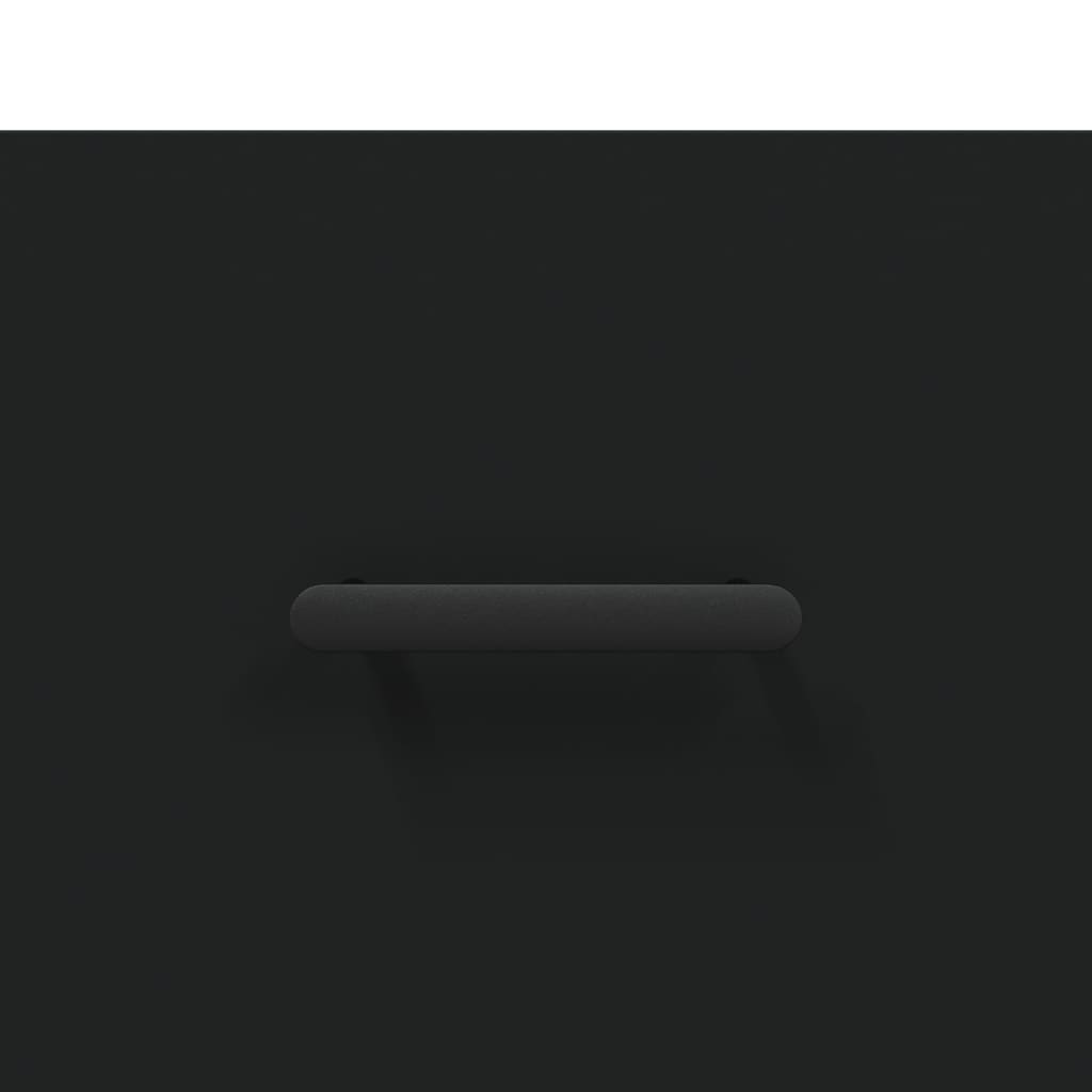 Nattbord 2 stk svart 40x35x47,5 cm konstruert tre