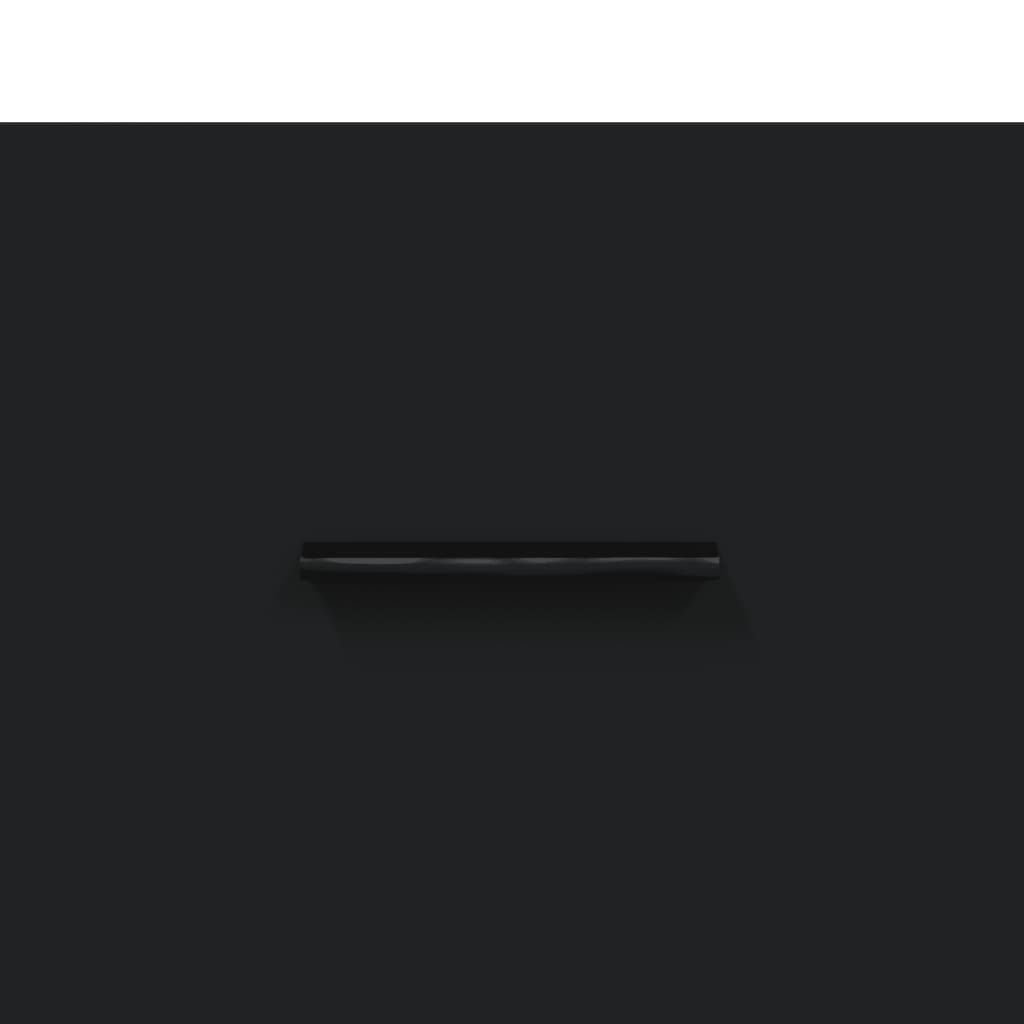 Nattbord 2 stk svart 40x35x47,5 cm konstruert tre