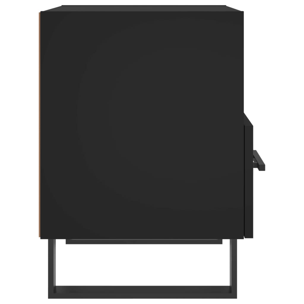 Nattbord 2 stk svart 40x35x47,5 cm konstruert tre