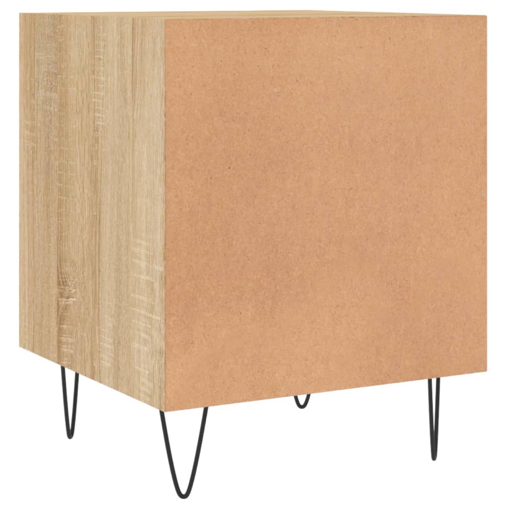 Nattbord sonoma eik 40x40x50 cm konstruert tre