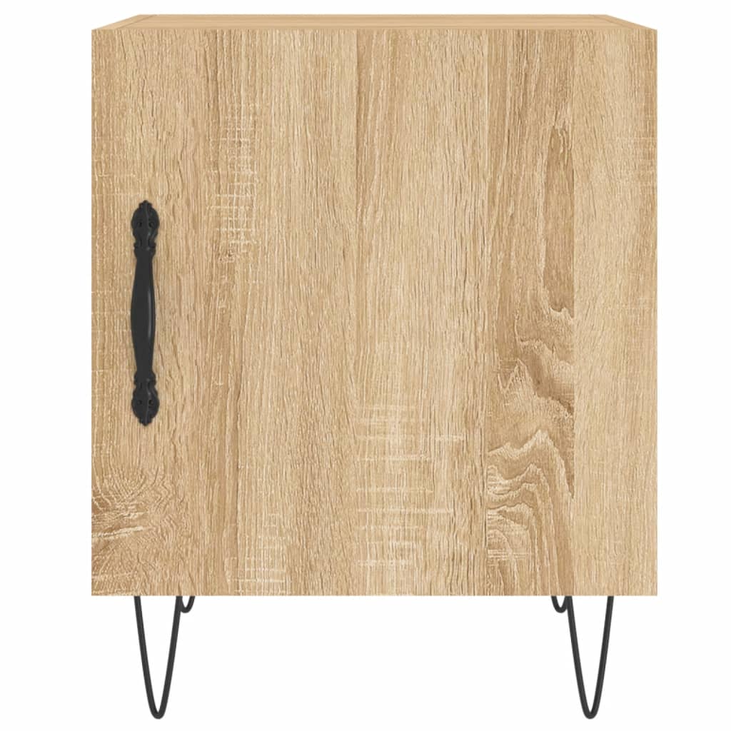 Nattbord 2 stk sonoma eik 40x40x50 cm konstruert tre