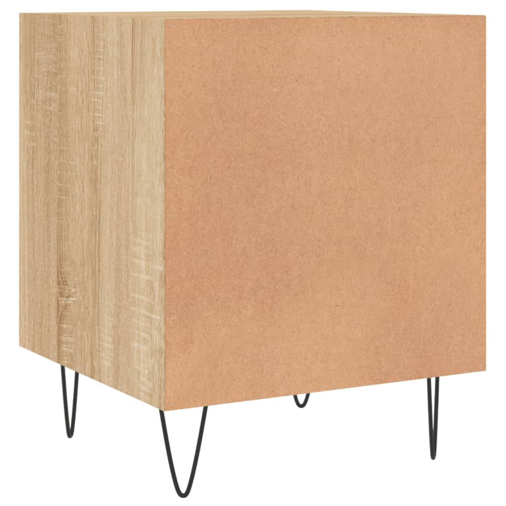 Nattbord 2 stk sonoma eik 40x40x50 cm konstruert tre