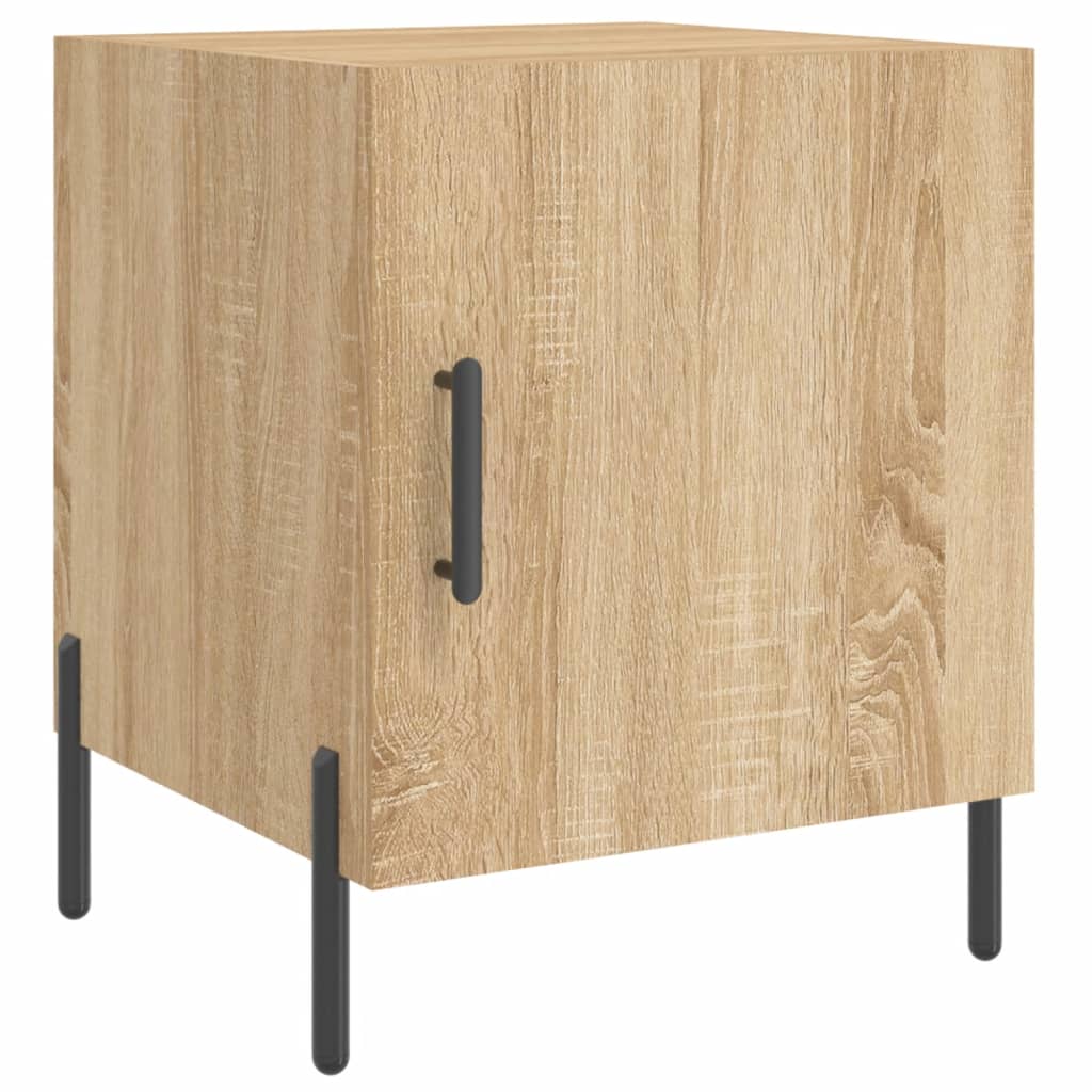 Nattbord 2 stk sonoma eik 40x40x50 cm konstruert tre